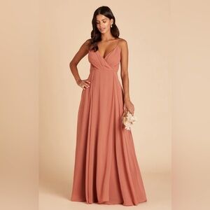 CHIFFON TERRACOTTA Dress